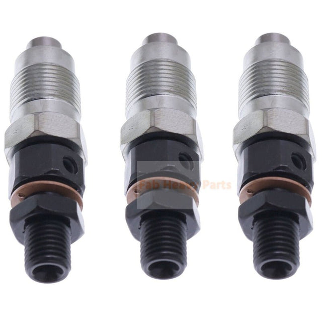 3X Fuel Injector SBA131406340 for New Holland TC24D TZ22D TZ25DA Case DX25E DX24 - Fab Heavy Parts