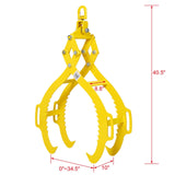 4 Claw Timber Log Lifting Logging Tongs Grabber 32" - Fab Heavy Parts