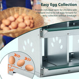 4 Compartment Chicken Nesting Boxes Metal Wall Mount Chicken Egg Laying Box - Fab Heavy Parts