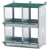 4 Compartment Chicken Nesting Boxes Metal Wall Mount Chicken Egg Laying Box - Fab Heavy Parts