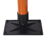 4 Pack Adjustable Support Pole Steel 3rd Hand Support System Extends from 45 to 114 Inch with Carry Bag - Brown - Fab Heavy Parts