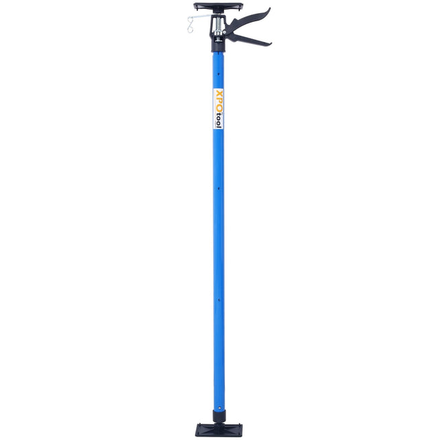 4 Pack Adjustable Support Pole Steel 3rd Hand System Rod for Jacks Cargo Bars Drywalls Cabinet Jacks for Installing Cabinets Extends from 45 to 114 Inch with Carrry Bag - Blue - Fab Heavy Parts