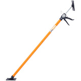 4 Pack Adjustable Support Pole Steel 3rd Hand System Rod for Jacks Cargo Bars Drywalls Cabinet Jacks for Installing Cabinets Extends from 45 to 114 Inch with Carrry Bag - Orange - Fab Heavy Parts