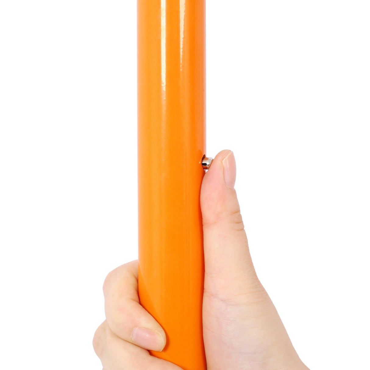 4 Pack Adjustable Support Pole Steel 3rd Hand System Rod for Jacks Cargo Bars Drywalls Cabinet Jacks for Installing Cabinets Extends from 45 to 114 Inch with Carrry Bag - Orange - Fab Heavy Parts