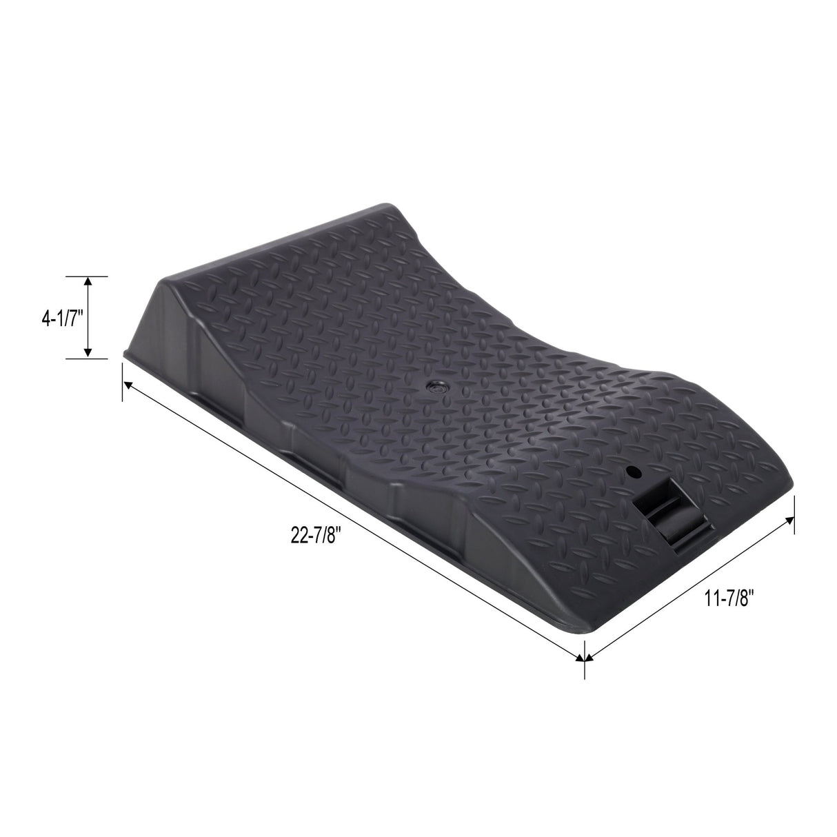 4 Pack Car Tire Saver Ramps Anti - Slip Hard Plastic Design with Carry Bag - Black - Fab Heavy Parts