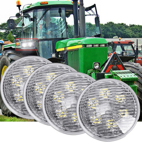 4 PCS 4.5" LED Fender Work Light Fits for John Deere Tractor 2520 3020 4020 4055 4255 4455 4555 4755 4955 - Fab Heavy Parts