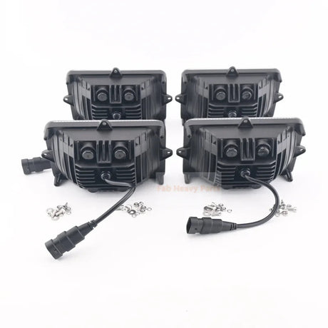 4 PCS 6"x4" LED Cab Light 6500K AH159332 Fits for John Deere Combine 9410 9510 9610 9400 9500 9600 9450 9550 - Fab Heavy Parts