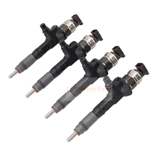 4 PCS Aftermarket Fuel Injector 1J770 - 53075 Fits for Kubota Engine V3307 Tractor M6060HDC M6060HFC M7060HDC M4 - 071HDC12 - Fab Heavy Parts