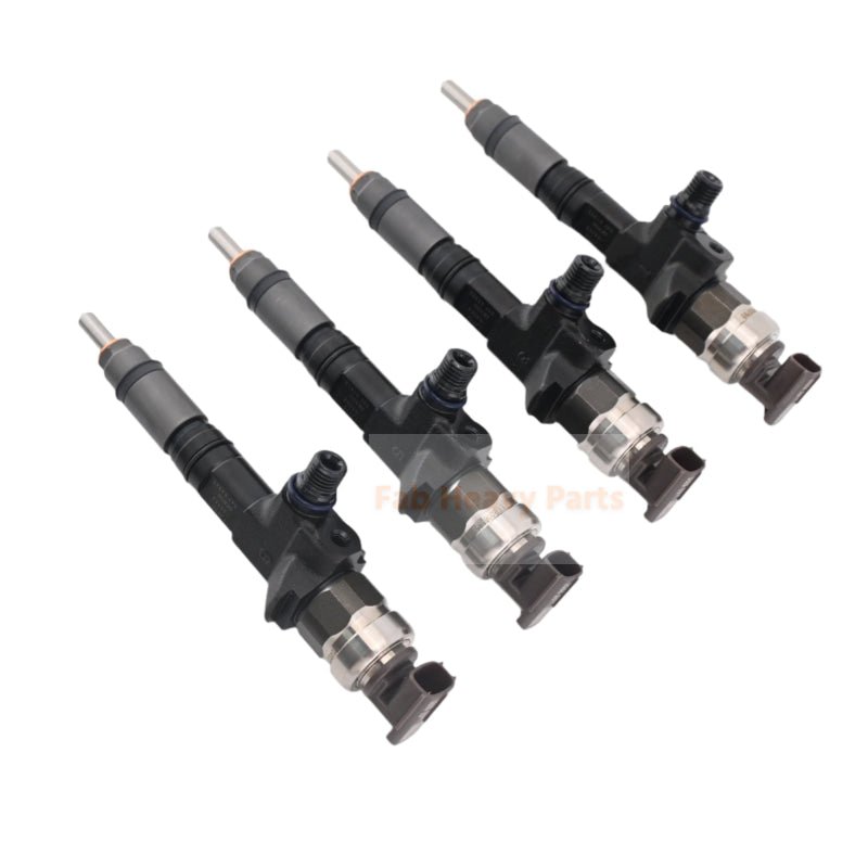 4 PCS Aftermarket Fuel Injector 1J770 - 53075 Fits for Kubota Engine V3307 Tractor M6060HDC M6060HFC M7060HDC M4 - 071HDC12 - Fab Heavy Parts