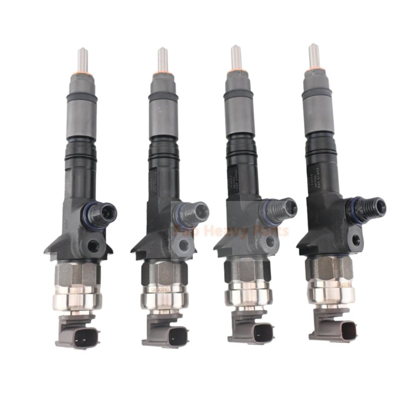 4 PCS Aftermarket Fuel Injector 1J770 - 53075 Fits for Kubota Engine V3307 Tractor M6060HDC M6060HFC M7060HDC M4 - 071HDC12 - Fab Heavy Parts