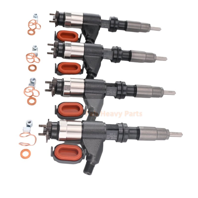 4 PCS Common Rail Injector for Denso 095000 - 6310 Fits for John Deere RE546784 RE531209 RE530362 - Fab Heavy Parts