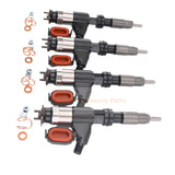 4 PCS Common Rail Injector for Denso 095000 - 6310 Fits for John Deere RE546784 RE531209 RE530362 - Fab Heavy Parts