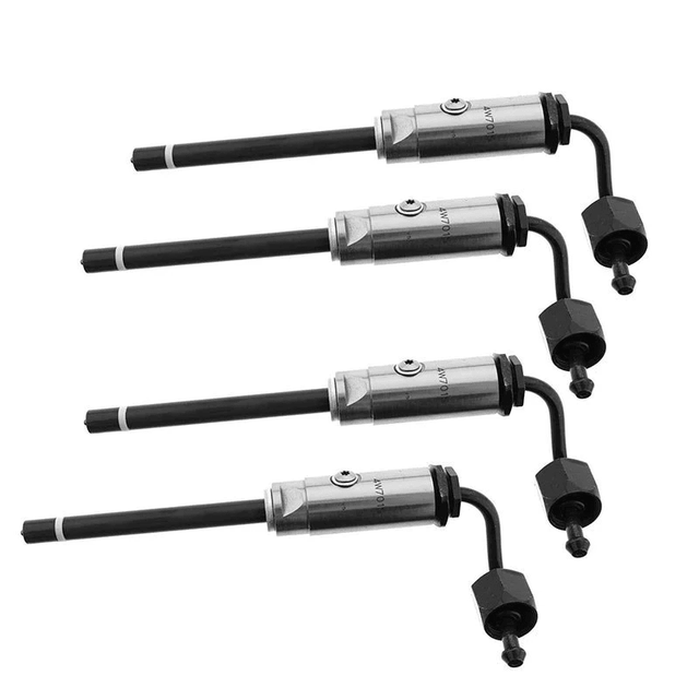 4 PCS Fuel Injection Pencil Nozzle 4W7015 4W - 7015 0R3419 0R - 3419 Fits for Caterpillar CAT 215B E180 931B 931C 935B 935C 943 953 Engine 3204 - Fab Heavy Parts