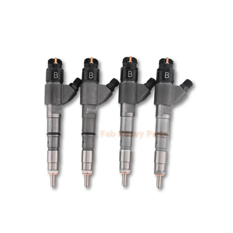 4 PCS Fuel Injector 0445120066 04290986 for Deutz Engine TCD2013L04 TCD2013L06 - Fab Heavy Parts