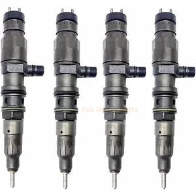 4 Pcs Fuel Injector 0445120195 A4710700187 A4710700287 Fits for Mercedes - Benz Truck - Fab Heavy Parts
