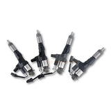 4 PCS Fuel Injector 095000 - 6594 0950006594 Fits for Kobelco SK300 - 8 SK330 - 8 SK350 for Hino J08E 3.8L 4.7L 5.0L 6.5L 7.7L - Fab Heavy Parts