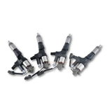 4 PCS Fuel Injector 095000 - 6594 0950006594 Fits for Kobelco SK300 - 8 SK330 - 8 SK350 for Hino J08E 3.8L 4.7L 5.0L 6.5L 7.7L - Fab Heavy Parts