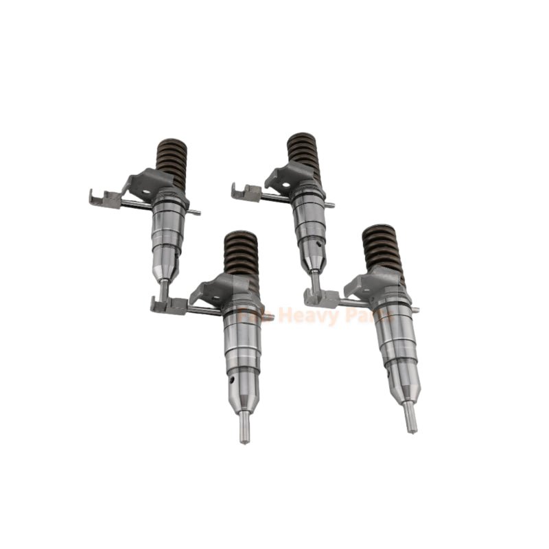 4 PCS Fuel Injector 107 - 7733 1077733 Fits for Caterpillar CAT Engine 3114 3116 Excavator M318 320B 322B L 325B L - Fab Heavy Parts
