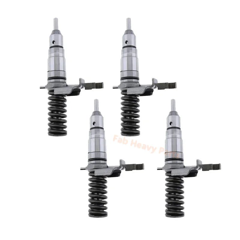 4 PCS Fuel Injector 127 - 8207 1278207 Fits for Caterpillar CAT Engine 3114 3114T Paving Compactor CB - 434 CS - 563 CP - 563 - Fab Heavy Parts