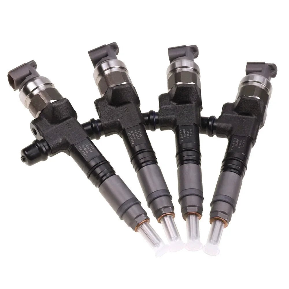 4 PCS Fuel Injector 1J770 - 53050 1J770 - 53070 1J770 - 53074 1J770 - 53051 295050 - 1980 for Kubota Engine V3307 - CR - TE4 V3307 Tier 4 - Fab Heavy Parts