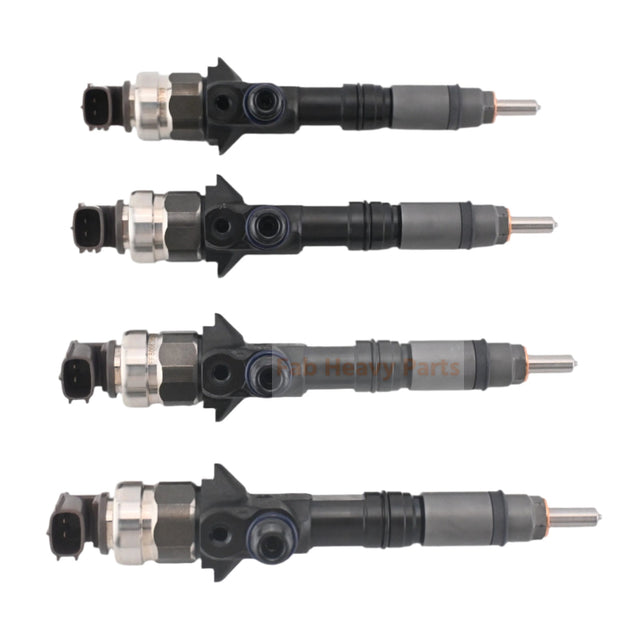 4 PCS Aftermarket Fuel Injector 1J770-53075 Fits for Kubota Engine V3307 Tractor M6060HDC M6060HFC M7060HDC M4-071HDC12
