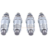 4 PCS Fuel Injector 23600 - 59025 2360059025 Fits for Toyota Engine 2L 2LT 2LTHE - Fab Heavy Parts