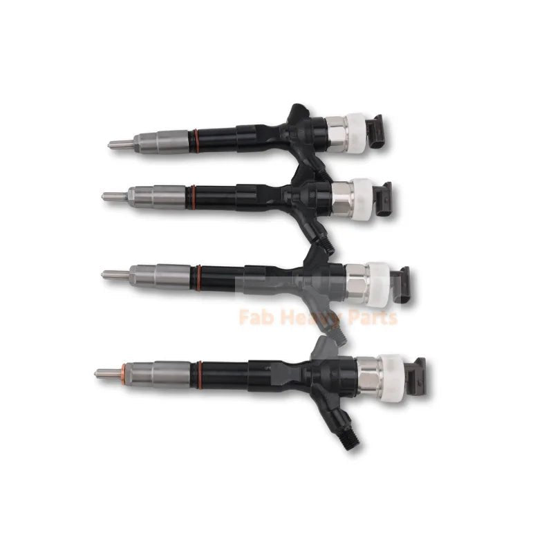 4 PCS Fuel Injector 23670 - 30380 Fits for Toyota Engine 1KD - FTV Truck Dyna - Fab Heavy Parts