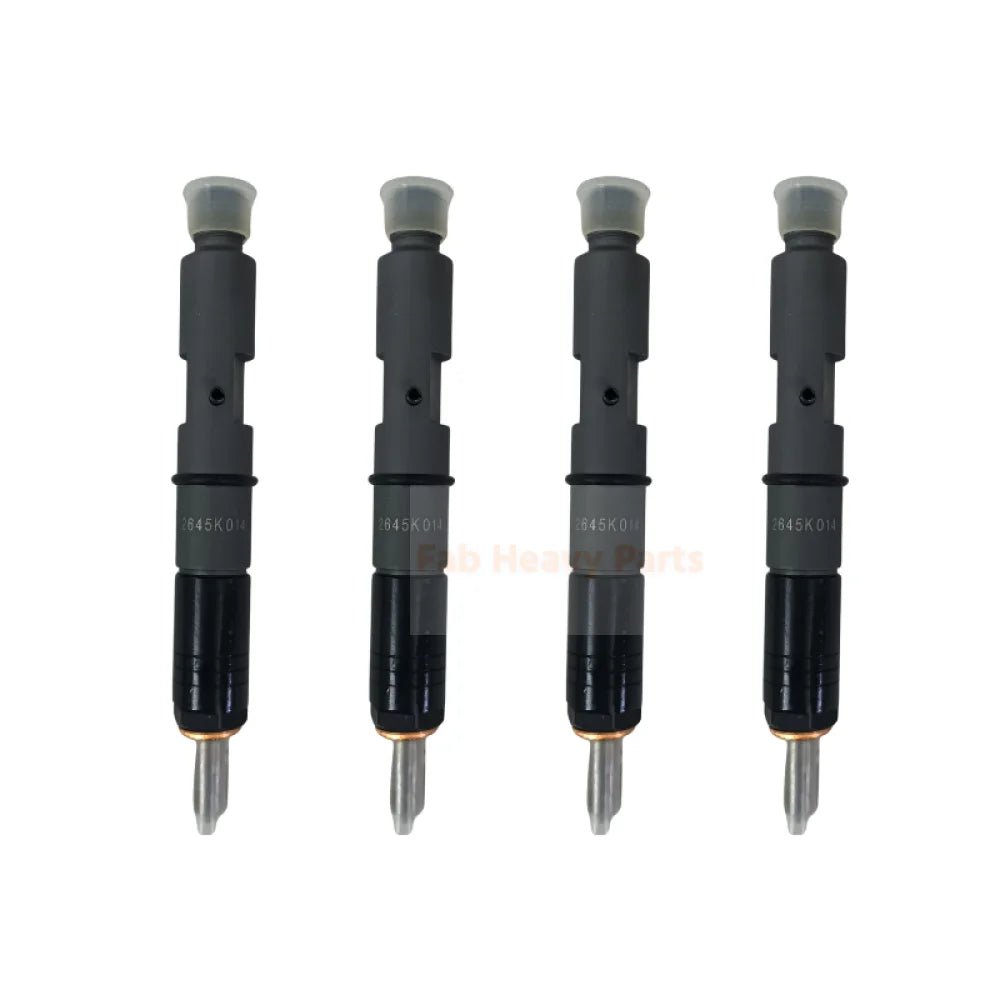 4 PCS Fuel Injector 2645K014 234 - 2906 2342906 for Perkins 1104C - E44T Fits for Caterpillar CAT 3054 Engine - Fab Heavy Parts
