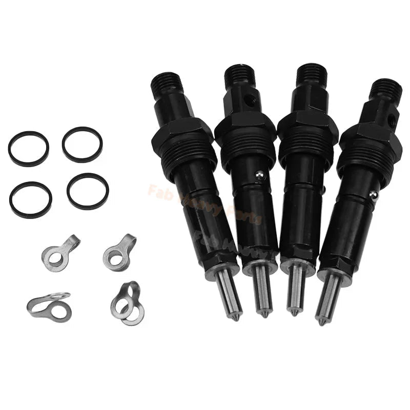 4 PCS Fuel Injector 2852869 Fits for Case PX85 New Holland F4GE0454E D666 Engine - Fab Heavy Parts