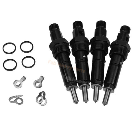 4 PCS Fuel Injector 2852869 Fits for Case PX85 New Holland F4GE0454E D666 Engine - Fab Heavy Parts