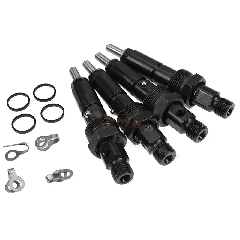 4 PCS Fuel Injector 2852869 Fits for Case PX85 New Holland F4GE0454E D666 Engine - Fab Heavy Parts