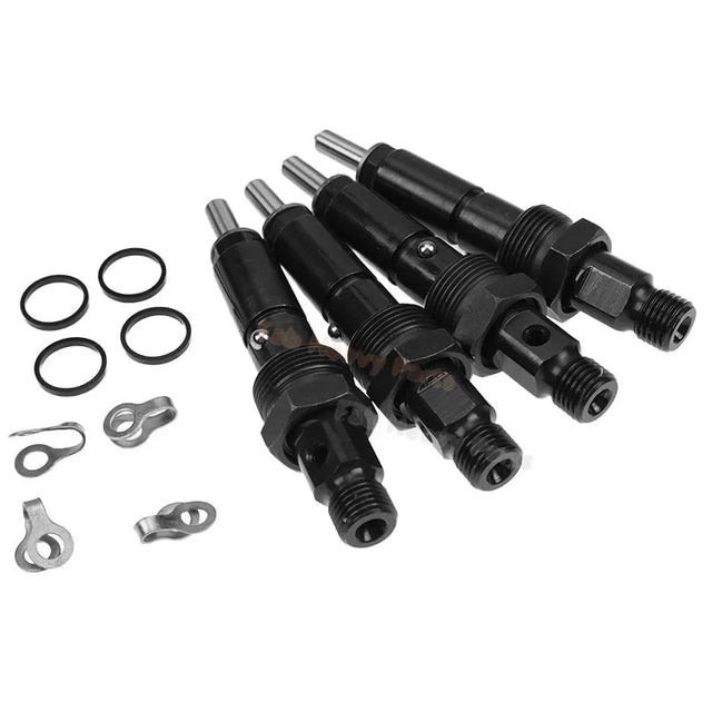 4 PCS Fuel Injector 2852869 Fits for Case PX85 New Holland F4GE0454E D666 Engine - Fab Heavy Parts