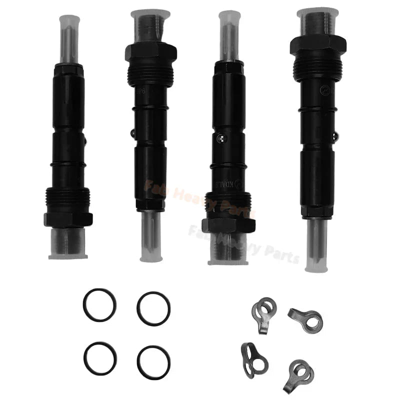 4 PCS Fuel Injector 2852869 Fits for Case PX85 New Holland F4GE0454E D666 Engine - Fab Heavy Parts