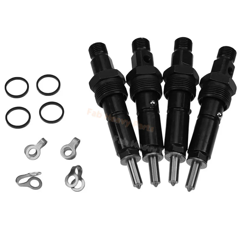4 PCS Fuel Injector 2852869 Fits for Case PX85 New Holland F4GE0454E D666 Engine