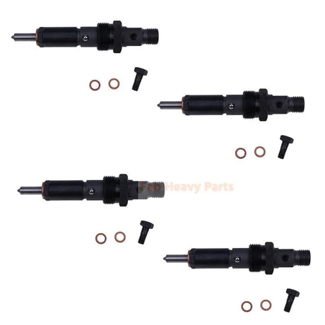 4 PCS Fuel Injector 2853346 0432133771 For New Holland C190 For Case Engine P70 Bosch - Fab Heavy Parts