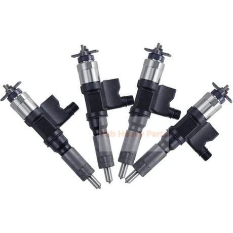 4 Pcs Fuel Injector 2901233100 Fits for 2004 - 2007 Isuzu 7.8L 6HK1 (LG4) Engine - Fab Heavy Parts