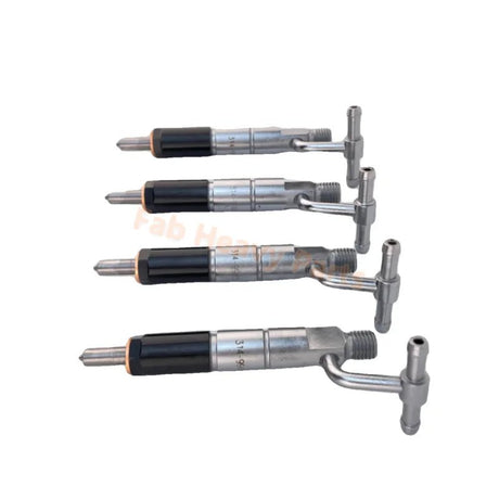 4 PCS Fuel Injector 314 - 9985 3149985 Fits for Caterpillar CAT Engine C3.4 3044C Loader 908H 289C 279C 287C 277C 262C 256C - Fab Heavy Parts