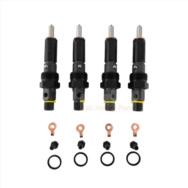 4 PCS Fuel Injector 3349084 Fits for Cummins Engine 4B3.9 4BTA3.9 - Fab Heavy Parts