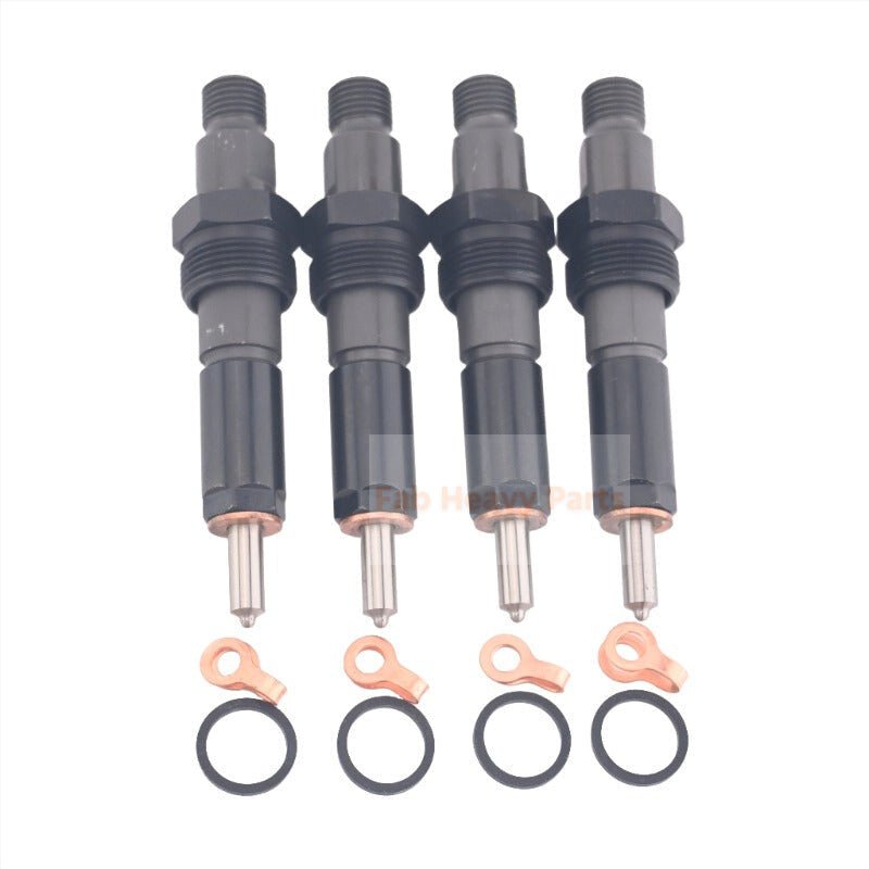 4 PCS Fuel Injector 3930573 3806248 Fits for Cummins Engine 4B3.9 4BT 4T - 390 4BTA3.9L - Fab Heavy Parts