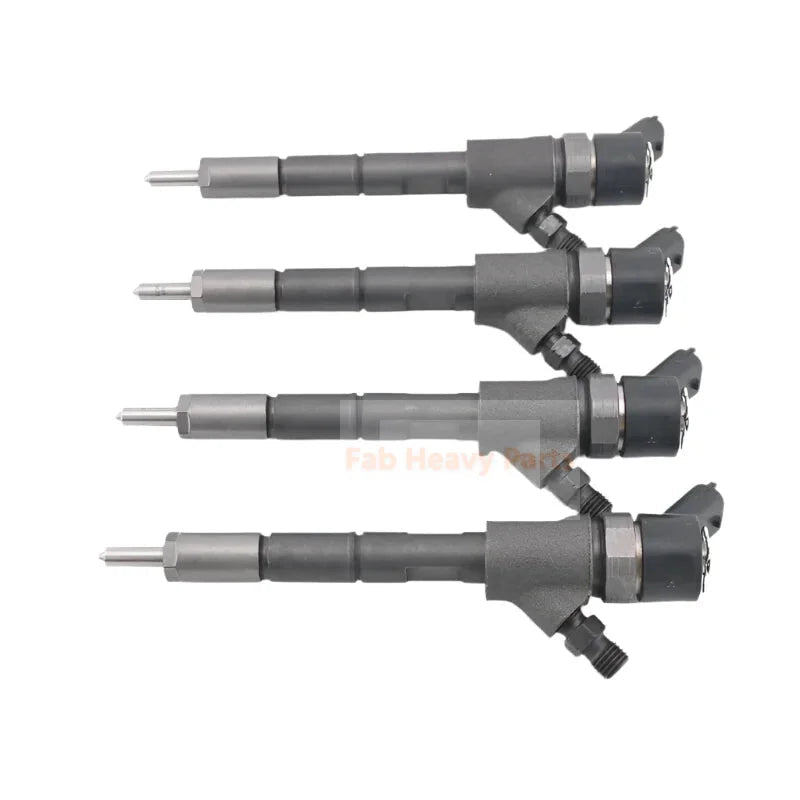 4 PCS Fuel Injector 4941109 Fits For Cummins QSB3.3 B3.3 Engine - Fab Heavy Parts