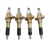 4 PCS Fuel Injector 8 - 97030285 - 1 1 - 05100437 - 1 8970302851 1051004371 for Isuzu Engine 4BD1 4BG1 6BG1 6BD1 - Fab Heavy Parts