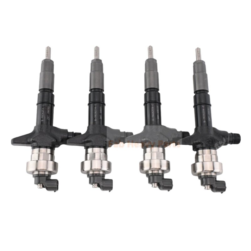 4 PCS Fuel Injector 8 - 98282514 - 0 295050 - 2160 Fits for Isuzu Engine 4JJ1 6WG1 6WF1 - Fab Heavy Parts