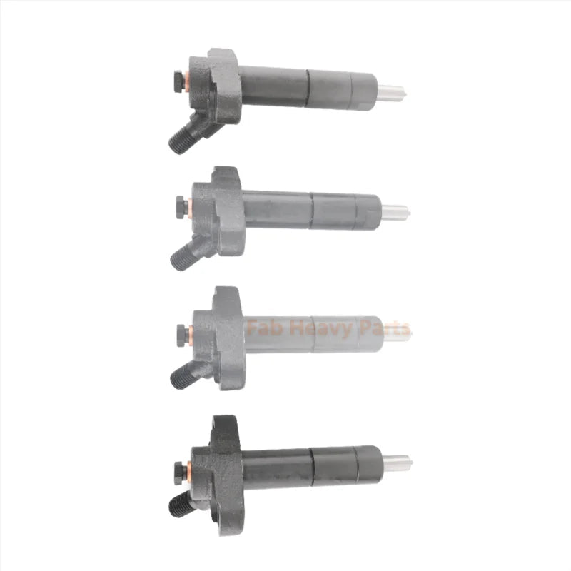 4 PCS Fuel Injector E7NN9F593CA for Ford New Holland Tractor 3930 4640 4830 5030 5110 555D - Fab Heavy Parts