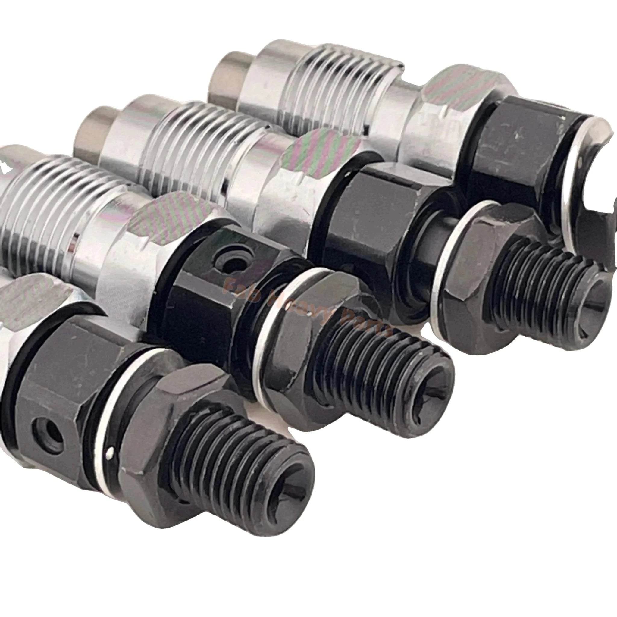 4 PCS Fuel Injector Nozzle 16454 - 53905 for Kubota V2203 - M - E3B V2403 - M - E2B V2203 - E2B - Fab Heavy Parts