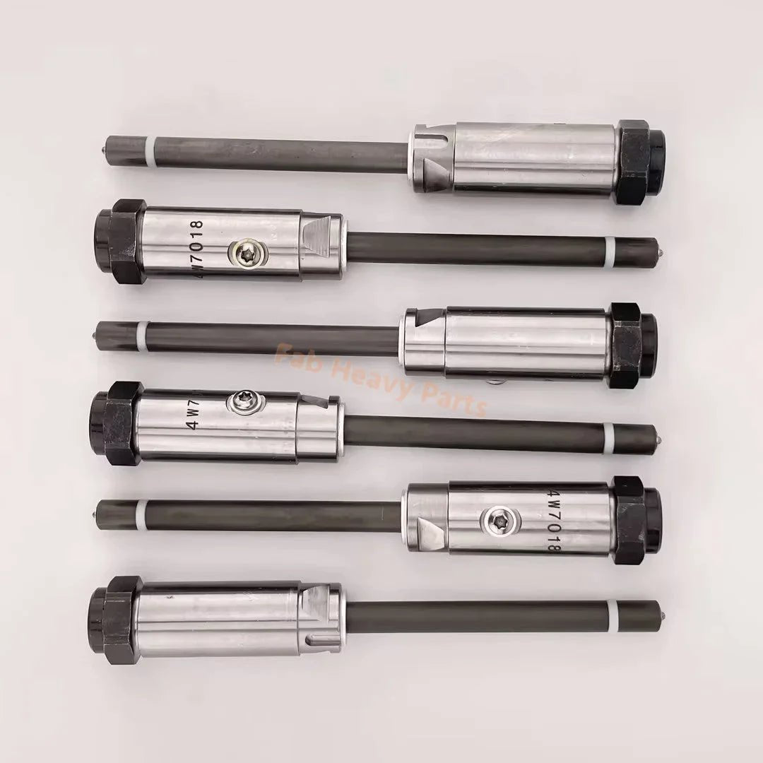 4 PCS Fuel Injector Pencil Nozzle 4W - 7018 4W7018 Fits for Caterpillar CAT 3406B 3432 3408 3408B - Fab Heavy Parts