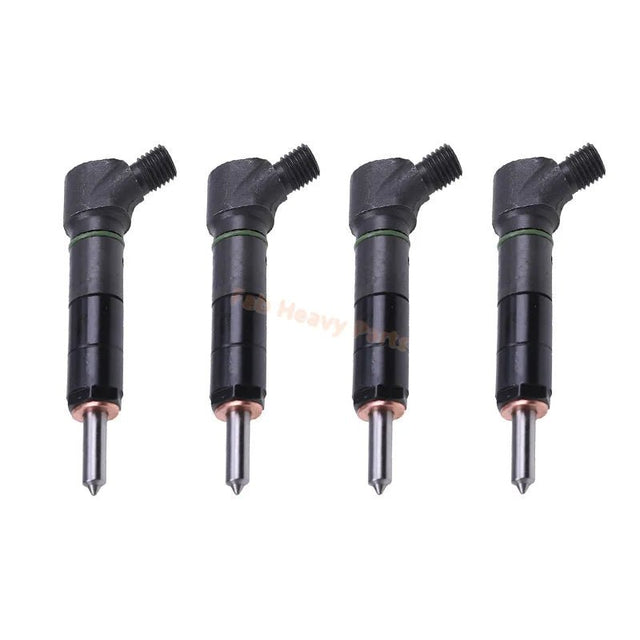 4 PCS Fuel Injector RE528525 Fits for John Deere Engine 4024 5030 Loader 323D 328D 329D 332D 333D - Fab Heavy Parts