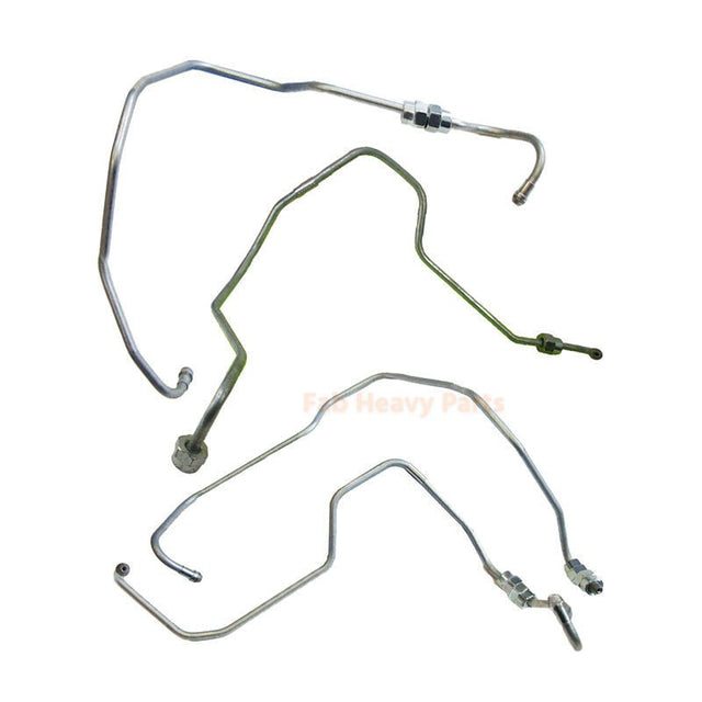 4 Pcs Fuel Supply Tube J904204 J904205 J904206 J904207 for Cummins Engine 4TA - 390 4T - 390 CASE Excavator 9020 9010B 9020B - Fab Heavy Parts