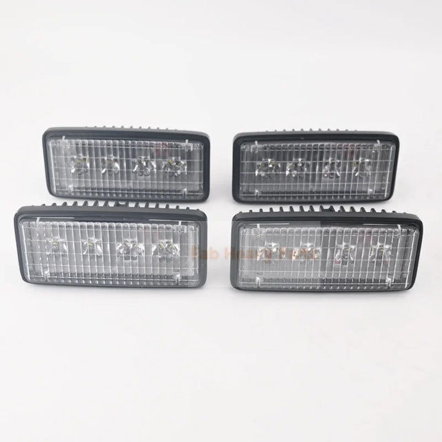 4 PCS LED Upper Cab Light Lamp RE306510 Fits for John Deere 7210 7410 7510 7610 7710 7810