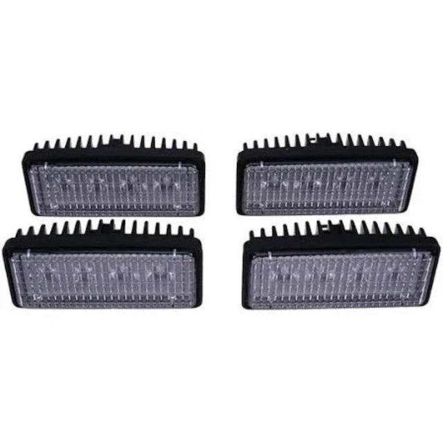 4 PCS LED Upper Cab Light Lamp RE306510 Fits for John Deere 7210 7410 7510 7610 7710 7810