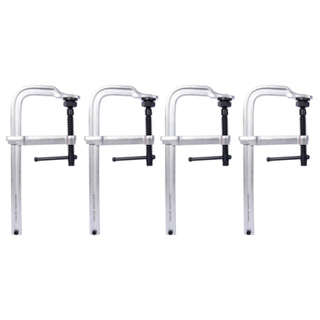 4 Pcs Pack Heavy - Duty F - Clamp Removable Swivel Pad Deep Throat 5 - 1/2" Bar 12"x5 1/2" - Fab Heavy Parts